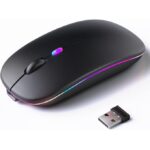 Dual Mode Rechargeable Wireless Bluetooth Mouse